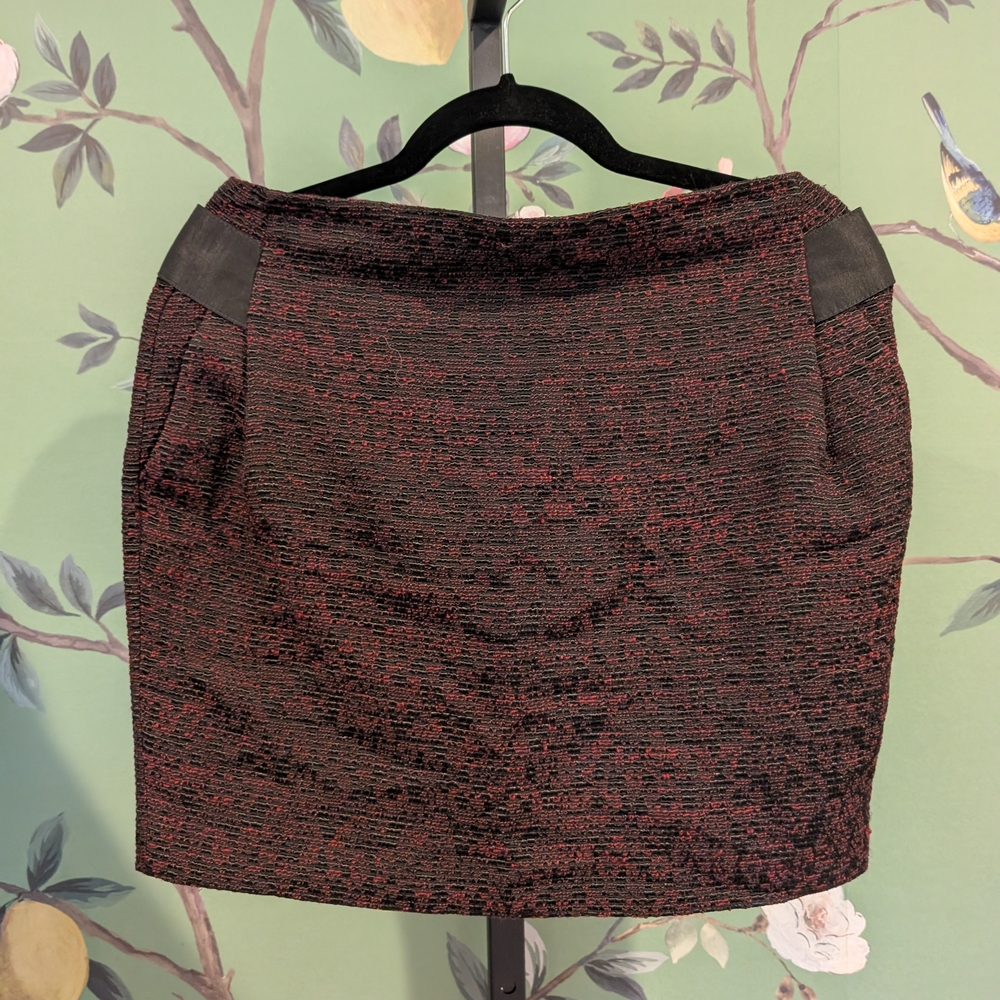 The Kooples Red Mini Pencil Skirt for Cocktail